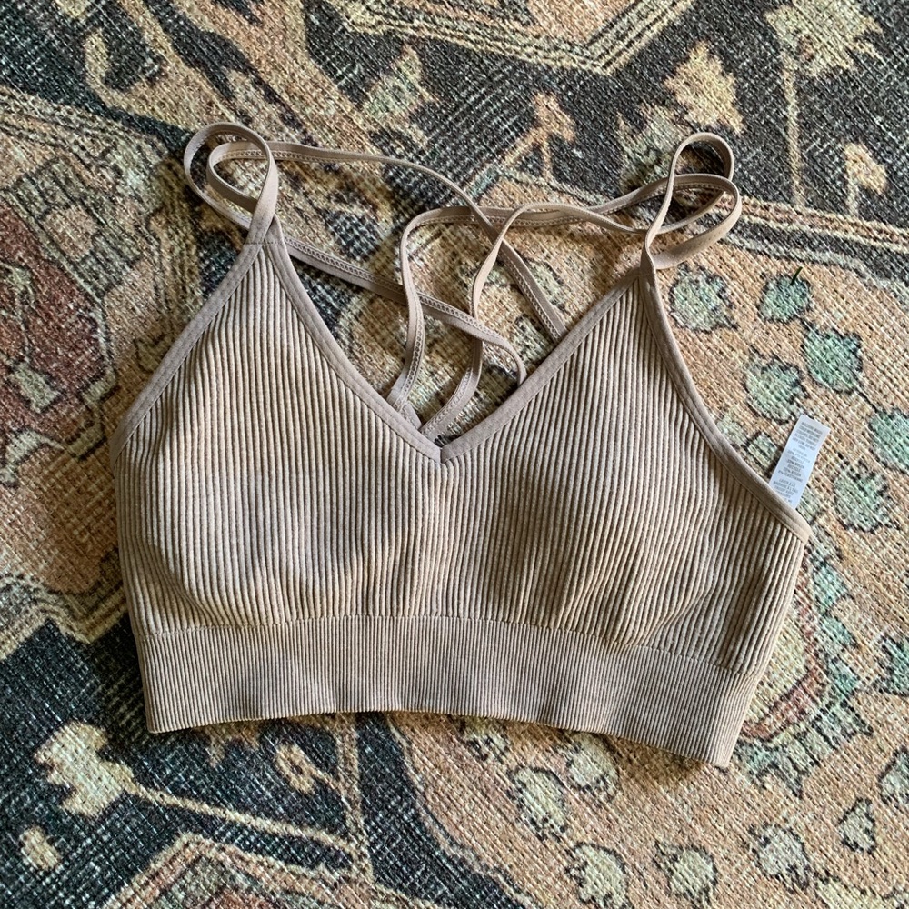 COPY - Aerie seamless strappy padded bralette